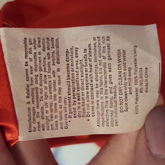 ALYCE PARIS Red Prom Dress Cursty High Slit In Front Double Strap in Back Size 4 - Picture 12 of 17